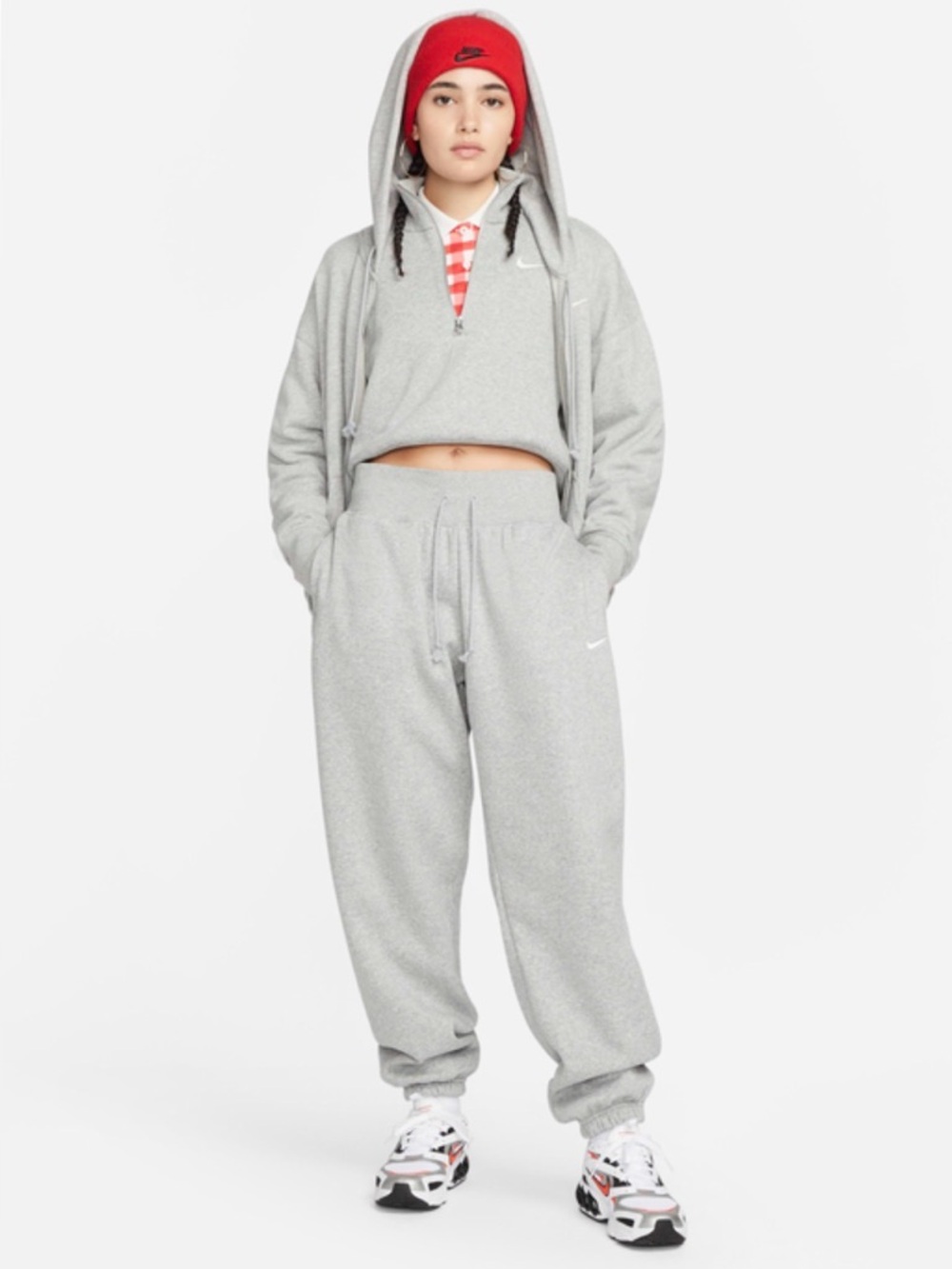 Nike Women's Sportswear Phx Fleece High-Waisted Oversized Sweatpants DQ5887-063